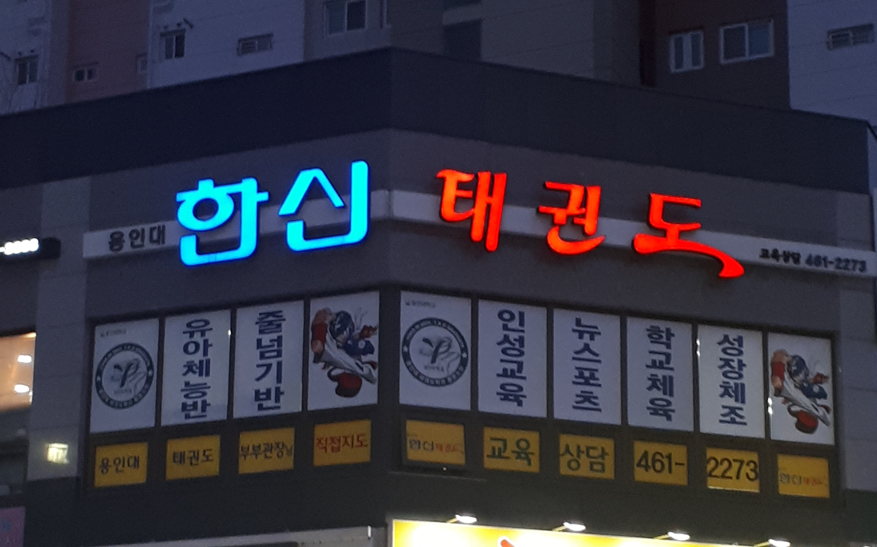 용인대한신 태권도