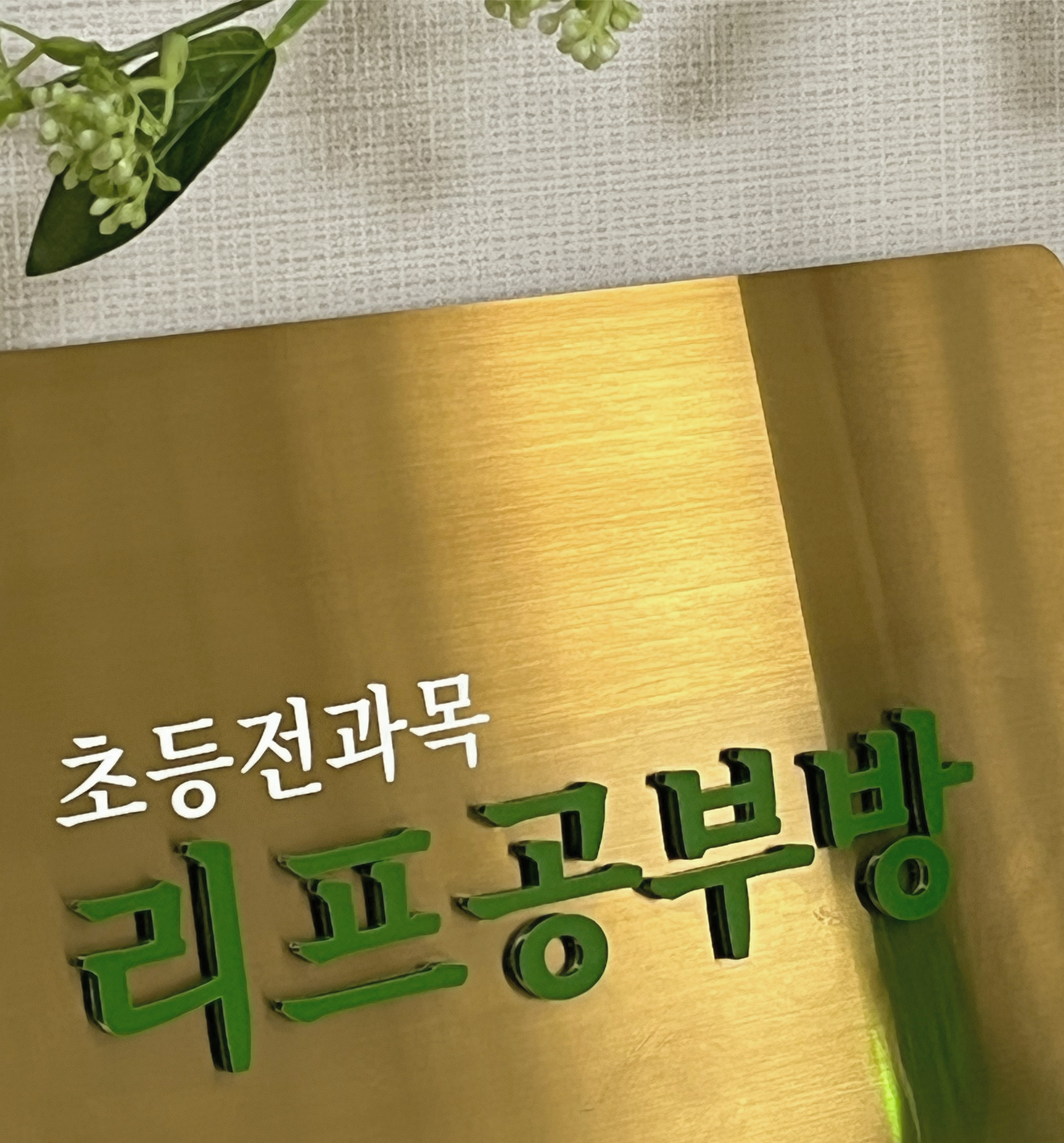 리프 초등전과목공부방